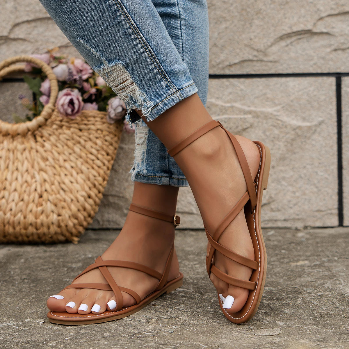 Blake | Women’s Strappy Roman Sandals