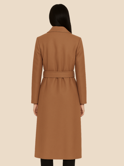 Sophia | Women’s Double-Breasted Long Coat