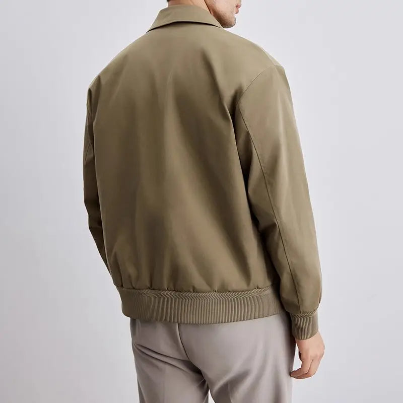 Zephran | Unisex Lightweight Pointed-Collar Jacket