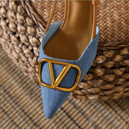 Wynsera | Women’s Pointed Slingback Heels