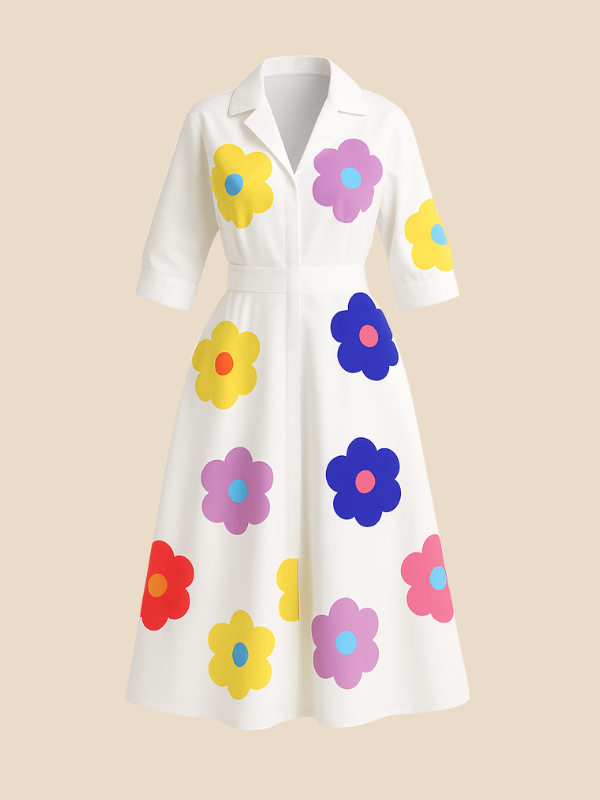 Karina | Women’s Collared Shirt Dress