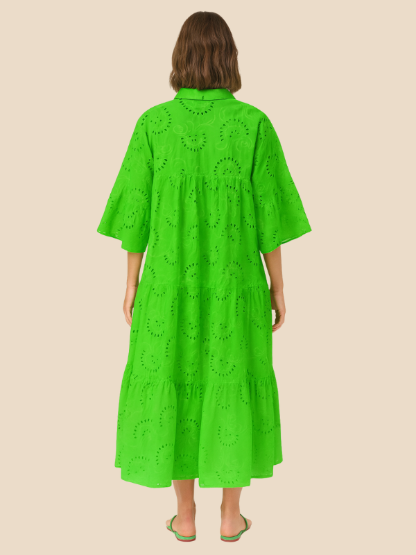 Leona | Bohemian Embroidered Cotton Dress