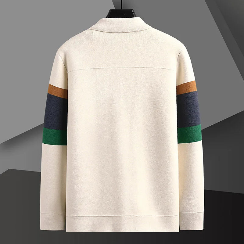 Oswynn | Knit Wool Button-Up Jacket
