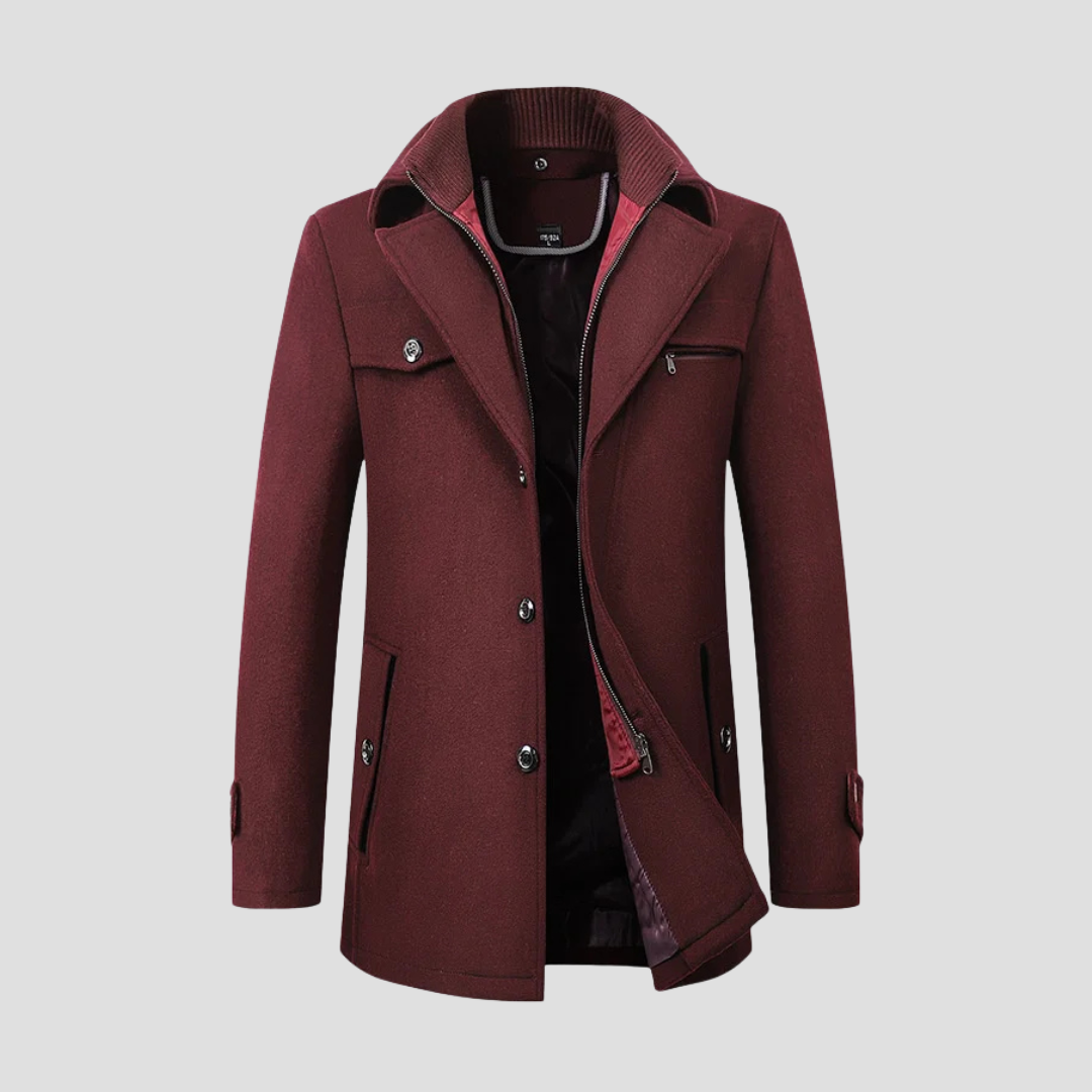 Falconridge | Men’s Mid-Length Wool Overcoat