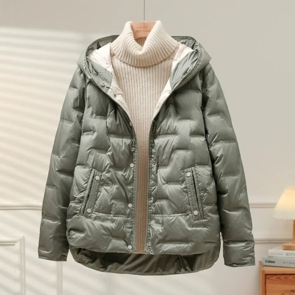 Pavelle | Women’s Duck Down Quilted Puffer Jacket