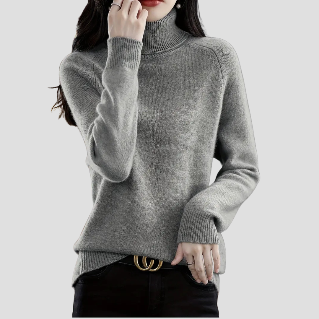 Alverin | Women’s Turtleneck Knit Sweater