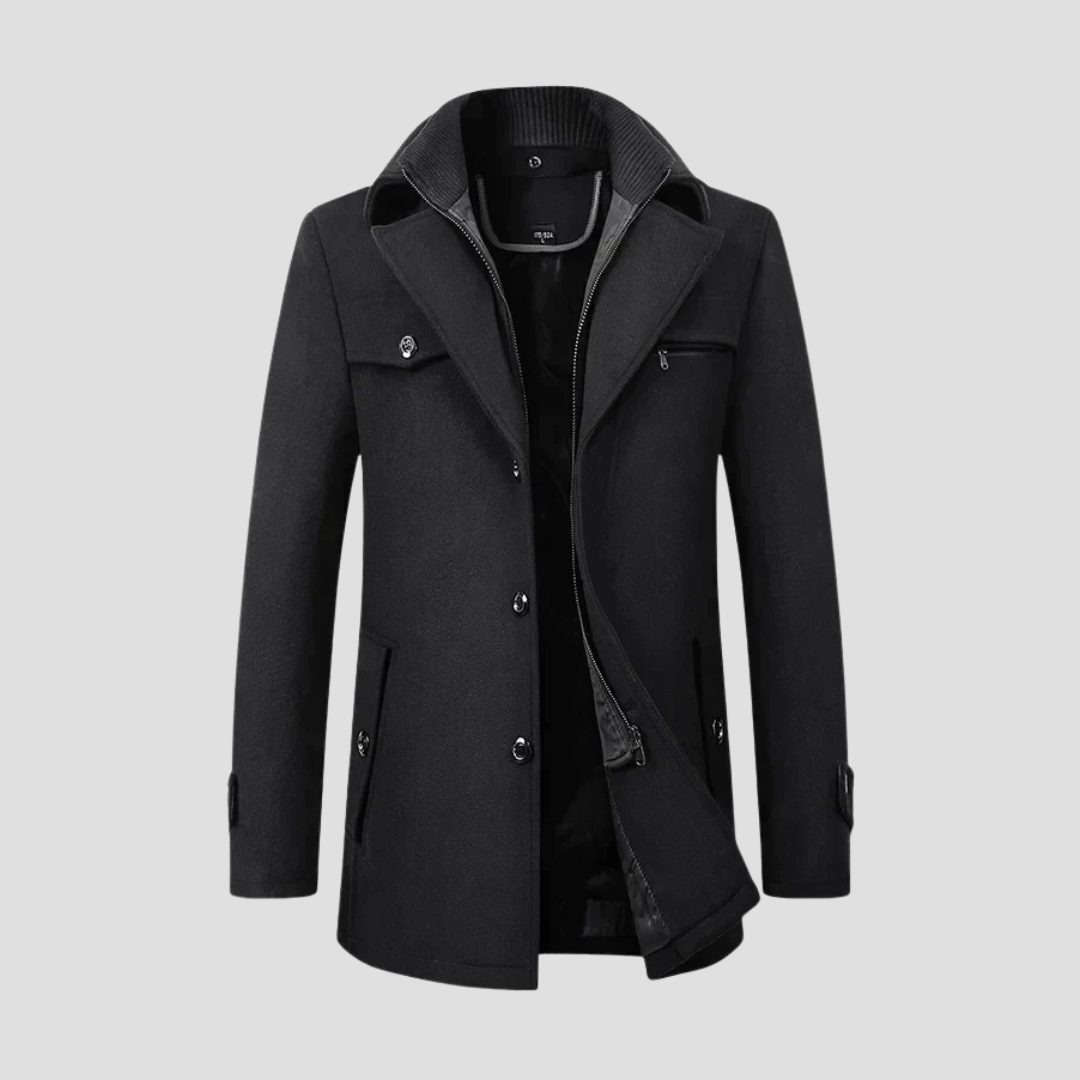 Falconridge | Men’s Mid-Length Wool Overcoat