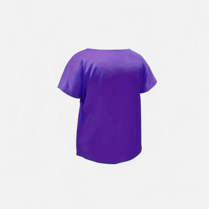 Quelloria | Women’s Satin Blouse – Short Sleeve Classic