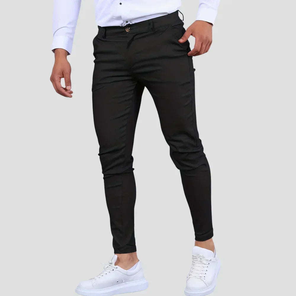 Loxley | Men’s Slim-Fit Cotton Chino Trousers