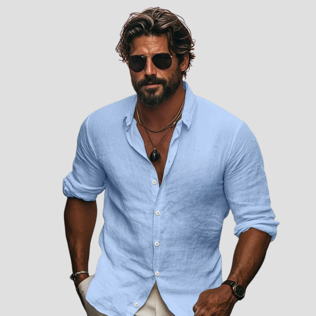 Rheolan | Men’s Linen Casual Shirt