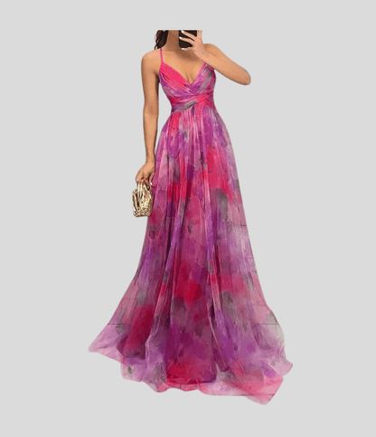 Isadora | Charming Floral Maxi Dress
