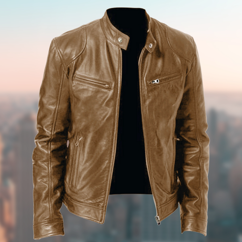 Nico | Men’s Slim-Fit Leather Jacket
