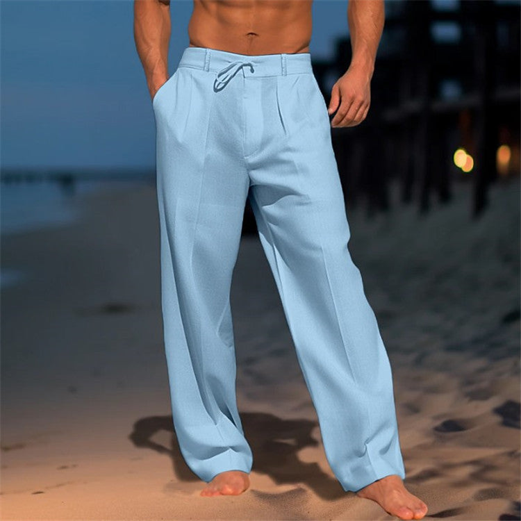 Cavren | Men’s Lightweight Linen Trousers