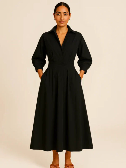 Karina | Women’s Collared Shirt Dress