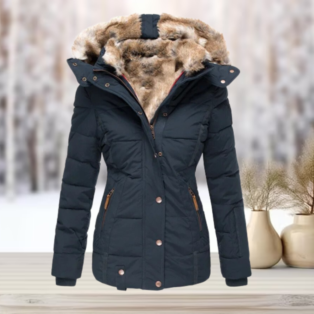 Portia | Women’s Fur-Lined Down Puffer Jacket