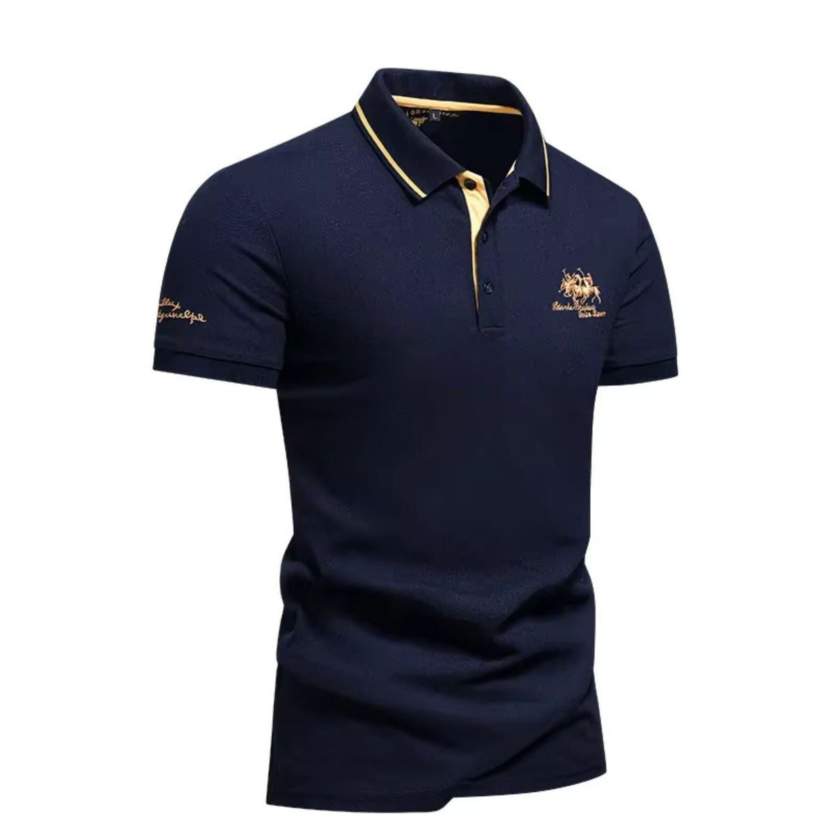 Abel | Men’s Classic Embroidered Polo Shirt