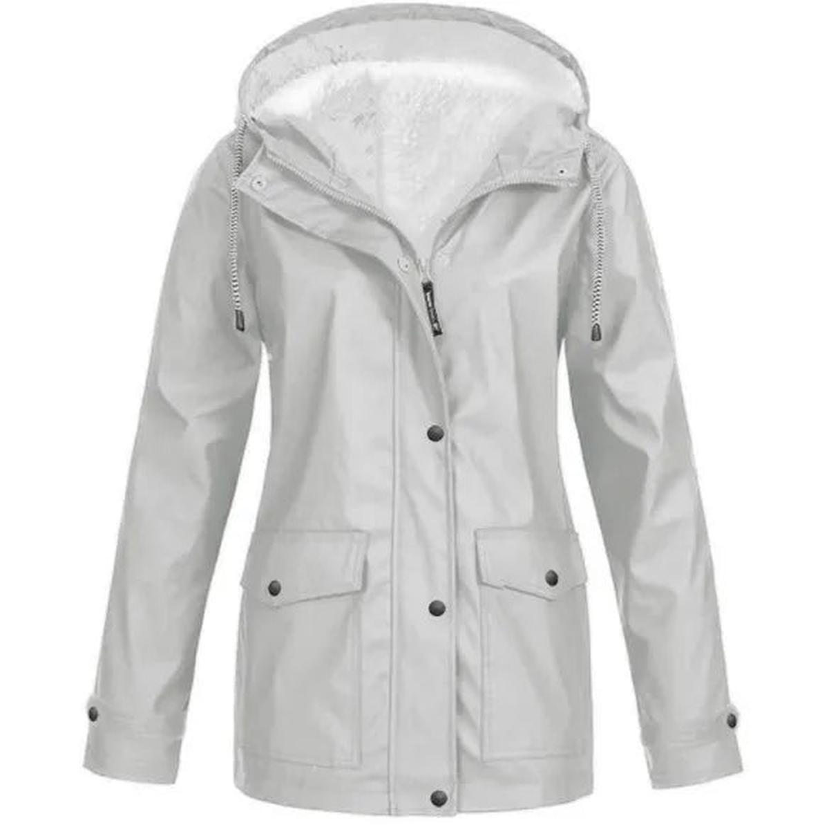 Arden | Waterproof Hooded Fleece-Lined Jacket