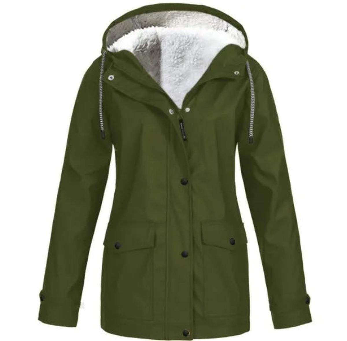 Arden | Waterproof Hooded Fleece-Lined Jacket