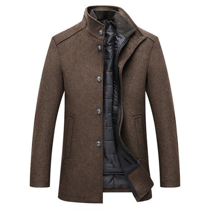 Asher | Men’s Long Sleeve Winter Overcoat