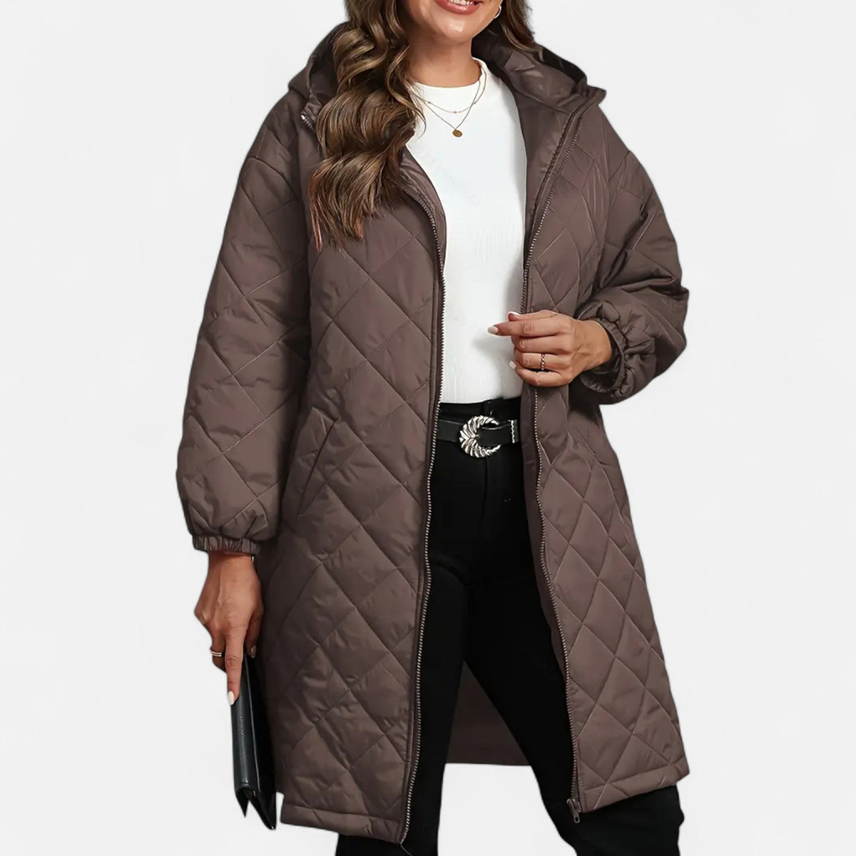 Rheona | Women’s Quilted Hooded Jacket