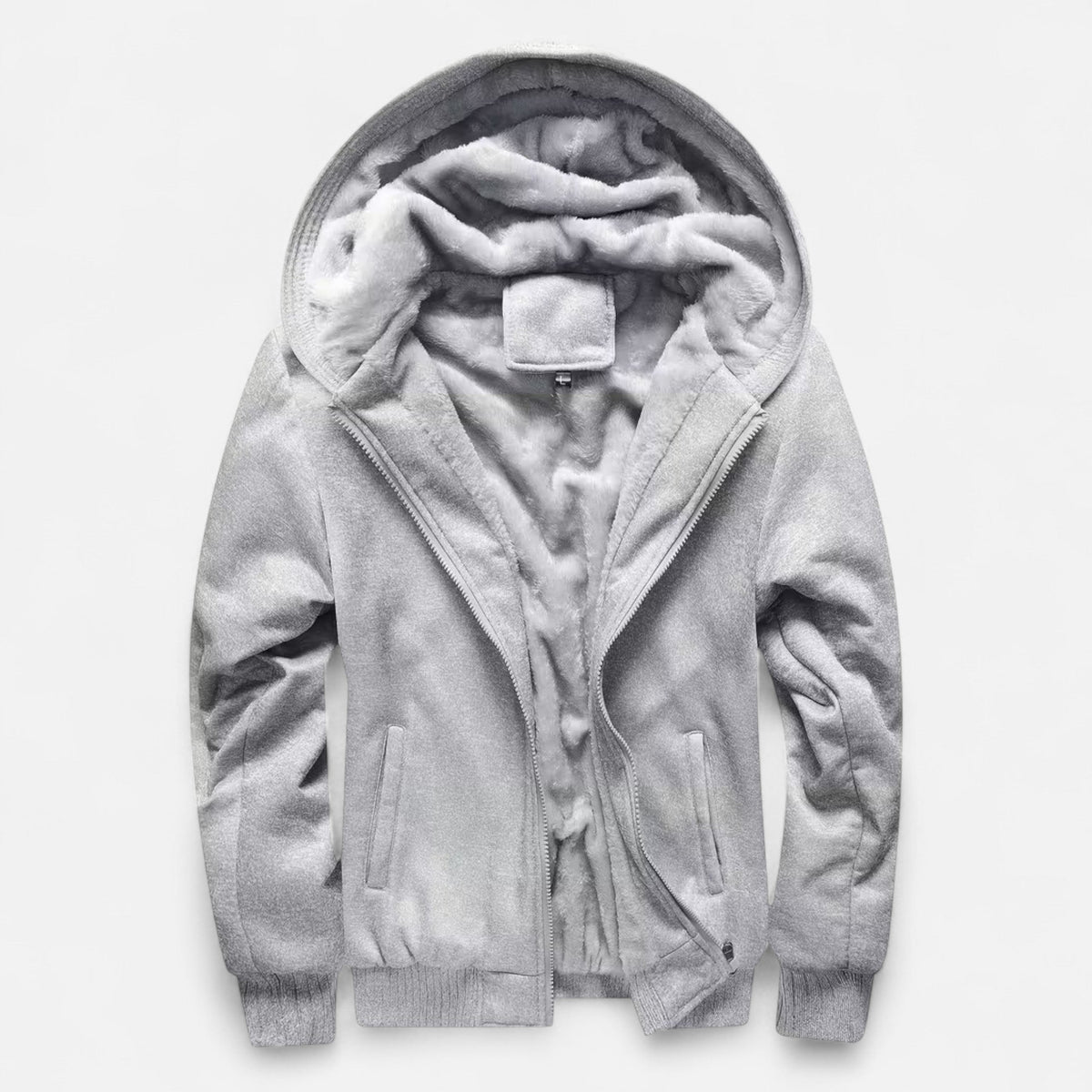 Raverton | Men’s Winter Jacket – Fleece-Lined Hooded Elegance