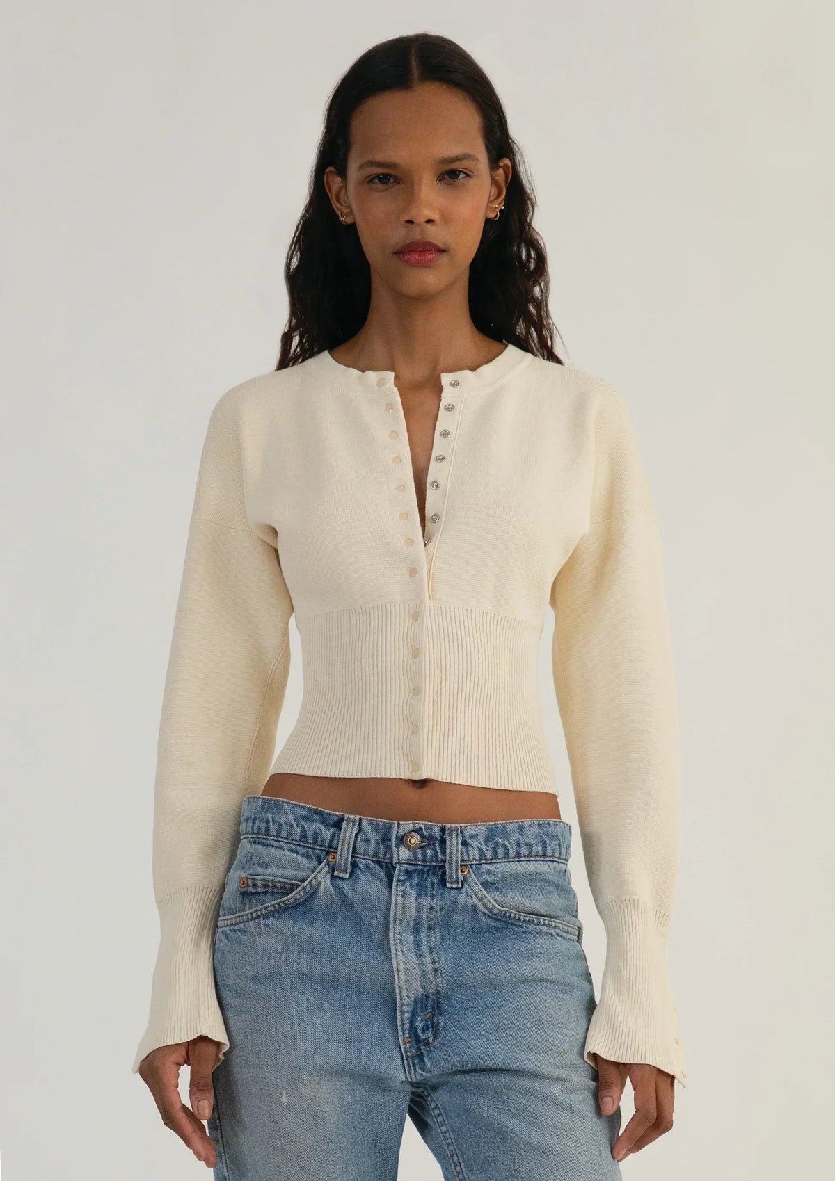 Mara | Women’s Cropped Button-Up Cardigan